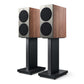 KEF Reference 1 Meta Bookshelf Speaker - Pair (Satin Walnut/Silver)