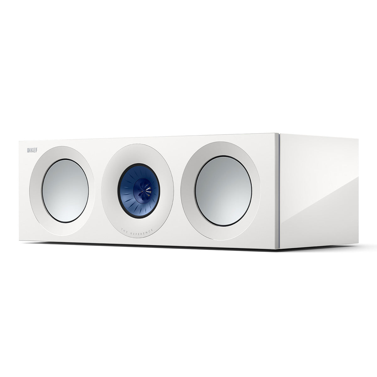 KEF Reference 2 Center Channel Speaker - Each (High-Gloss White/Blue)
