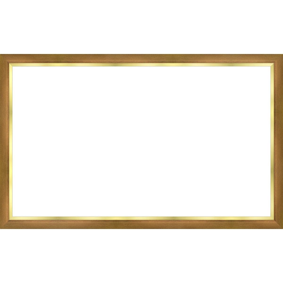 Deco TV Frames 50" Slim Frame for Samsung The Frame TV 2021-2024 (Modern Gold Leaf)