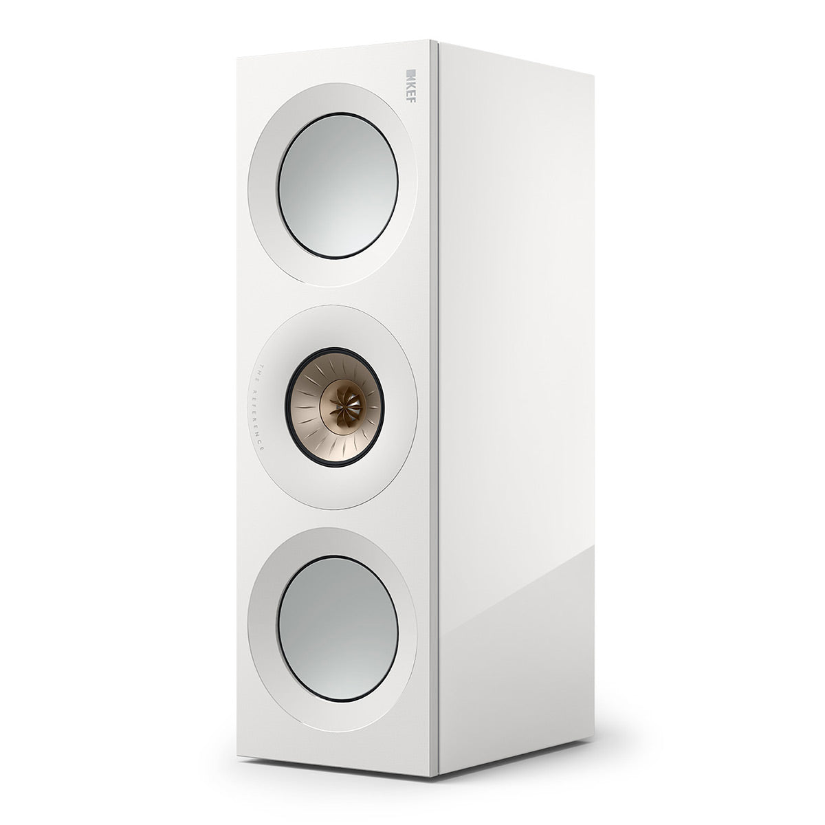 KEF Reference 2 Center Channel Speaker - Each (High-Gloss White/Champagne)