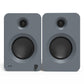 Kanto REN Powered Bluetooth Bookshelf Speakers - Pair (Matte Grey)