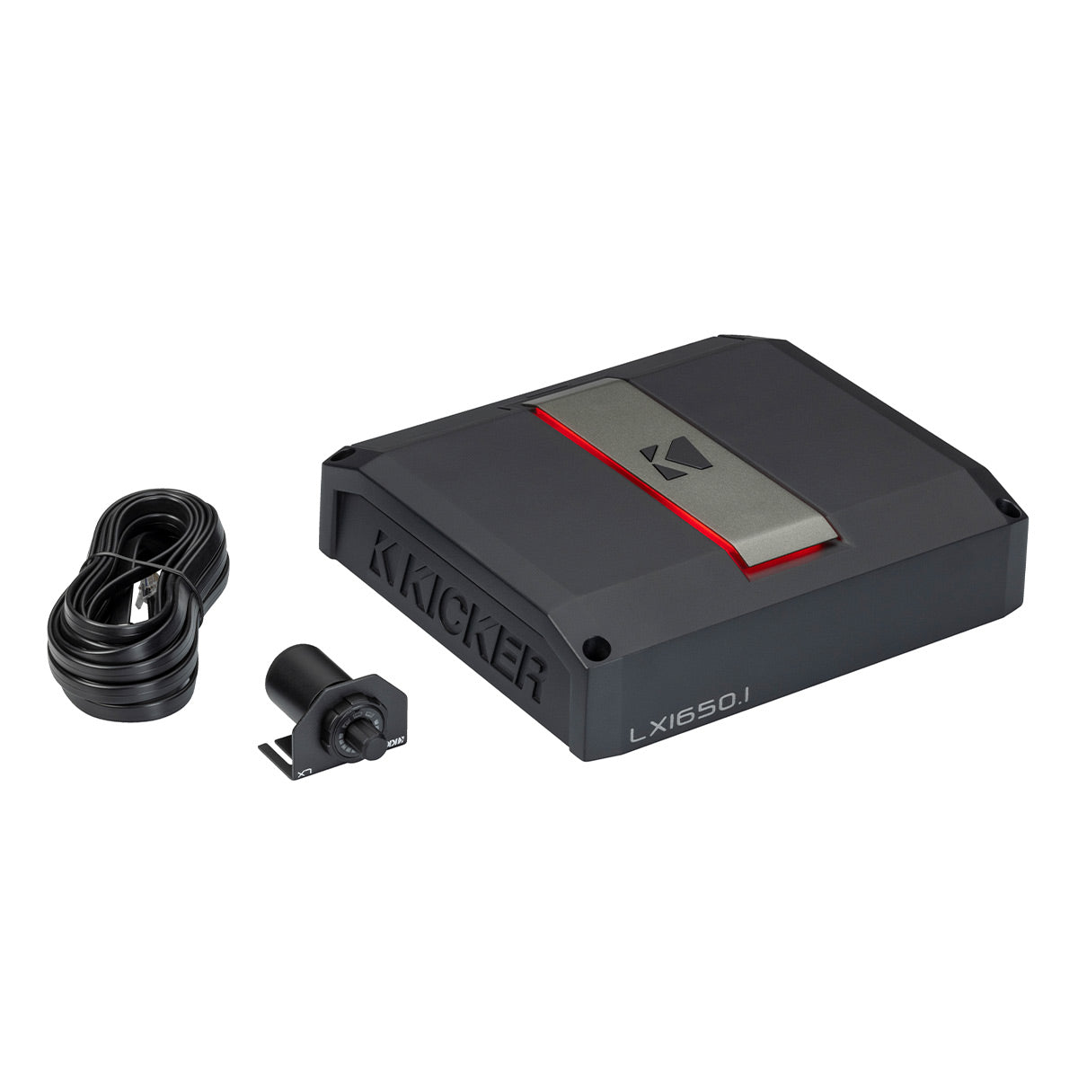 Kicker LX1650.1 Mono Class D Subwoofer Amplifier with Smart Bass