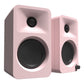 Kanto ORA Bluetooth Speakers Bundle with AudioQuest Jack Russell Subwoofer Cable - 4m (Pink)