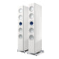 KEF Reference 5 Meta Floorstanding Speaker - Pair (High-Gloss White/Blue)