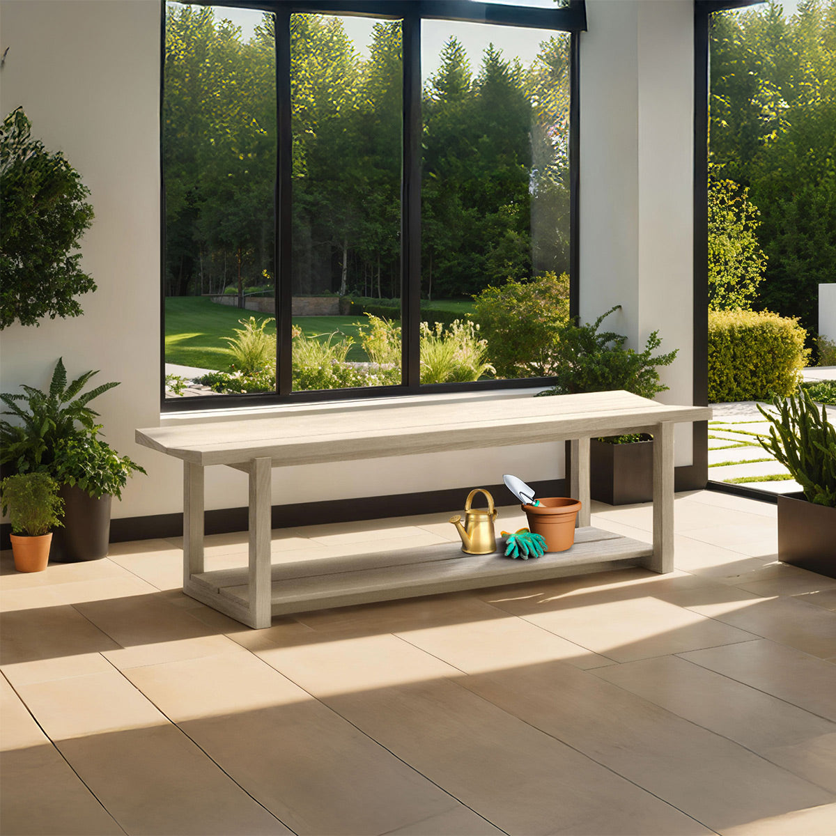 BDI KAVA 9600 Bench (Washed Oak)