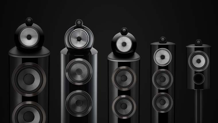 Bowers Wilkins 704 Floor-standing Speakers All Drivers And Tweeters  Excellent