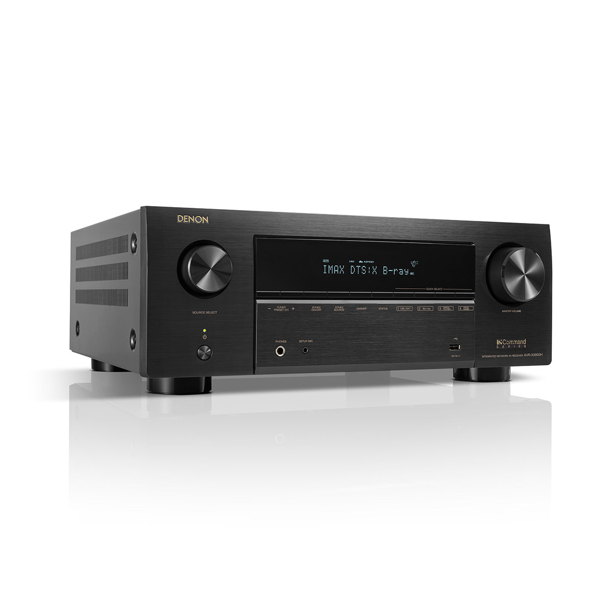 Denon AVR-X3800H 9.4 Channel 8K Receiver with AudioQuest SKY 3m HDMI Cable