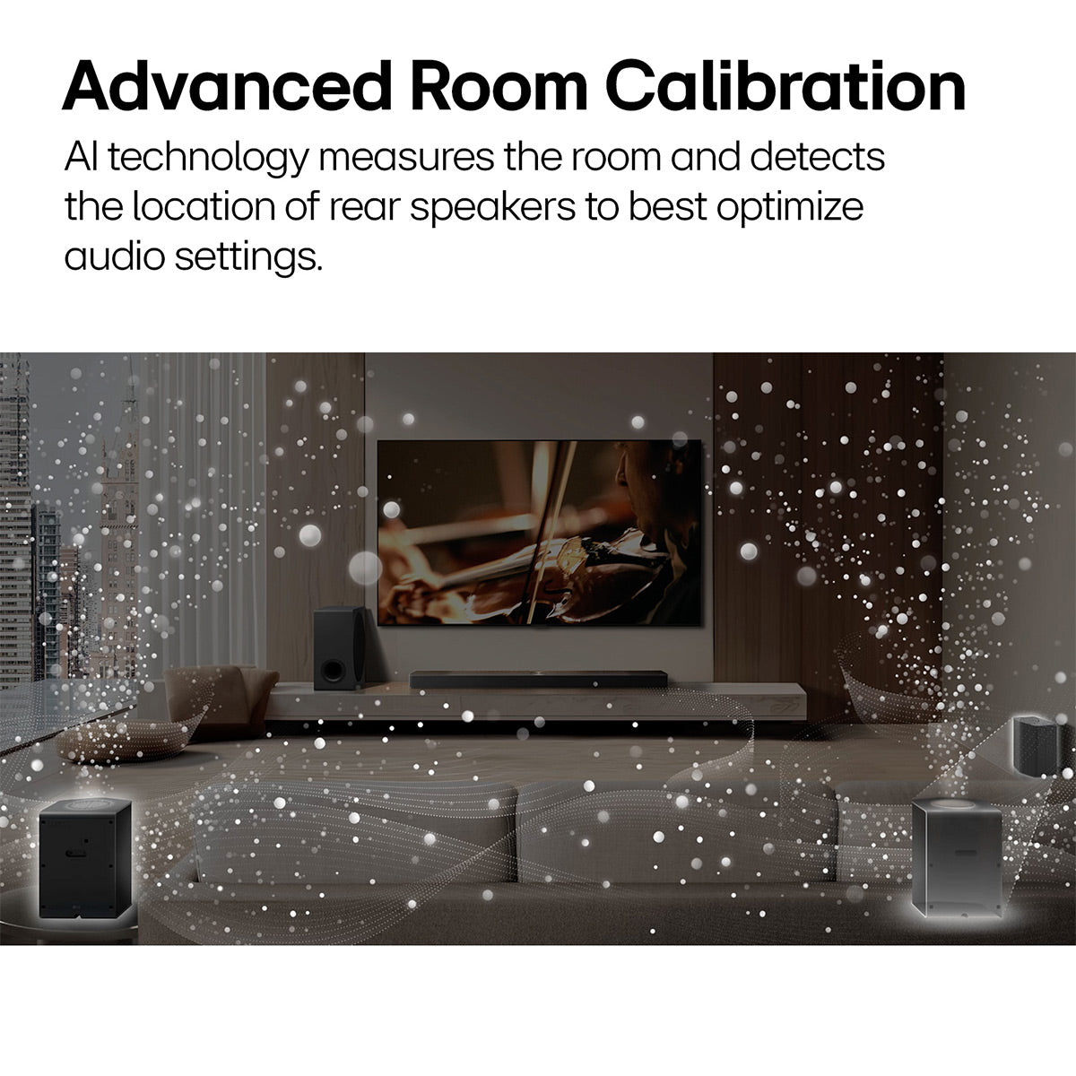LG S95TR 9.1.5-Channel Wireless Soundbar with Subwoofer & Rear Speakers