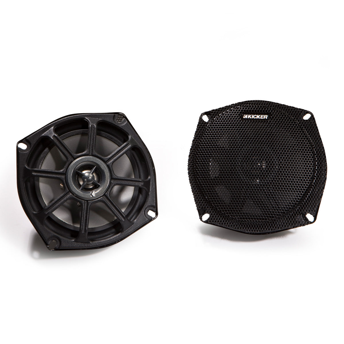 Kicker PS 5.25" 2-Ohm Powersports Coaxial Speakers - Pair