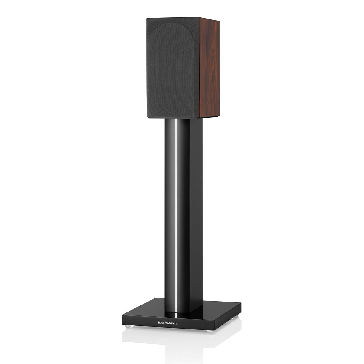 Bowers & Wilkins 707 S3 2-Way Bookshelf Speaker (Mocha) with FS-700 Floor Stand (Black) - Each