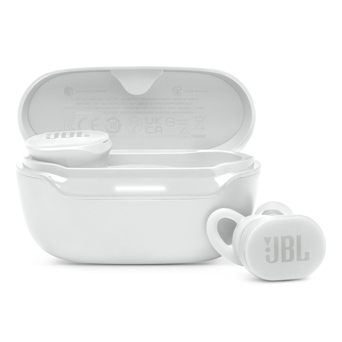 JBL Endurance RACE 2 True Wireless Sport Earbud with gSport Case (White)