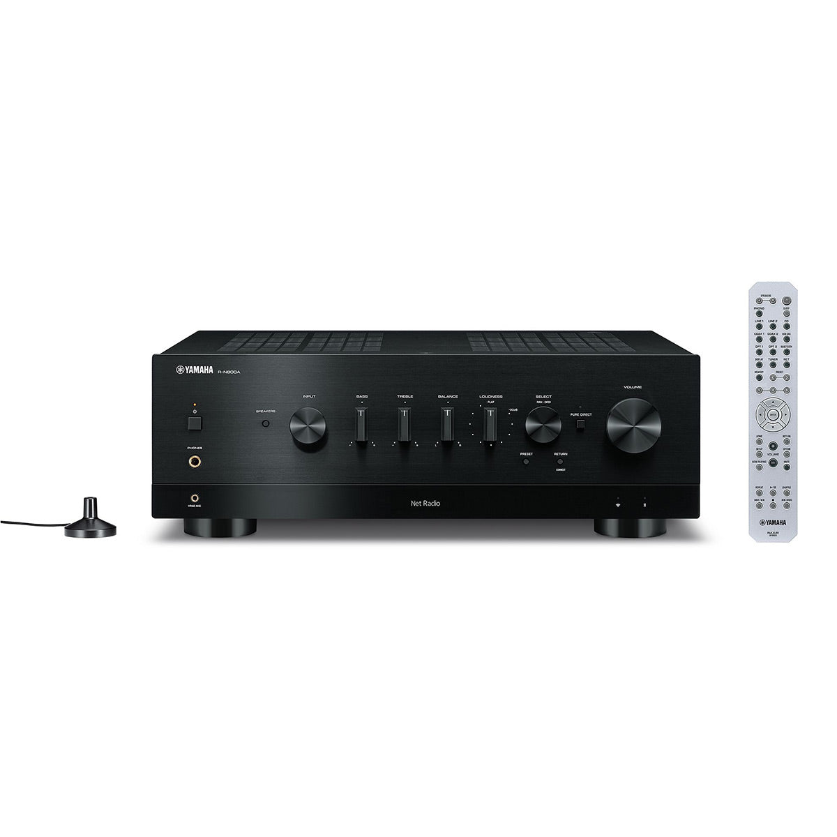 Yamaha R-N800A Network Receiver Bundle with AudioQuest Jack Russell (Black)