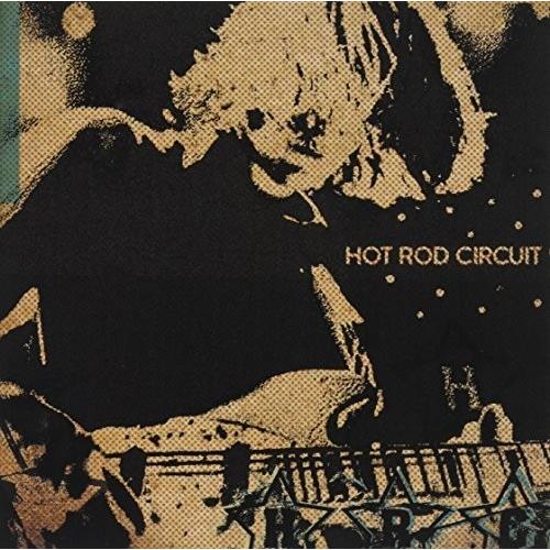 Black and gold vinyl record sleeve featuring a stylized illustration of a guitarist