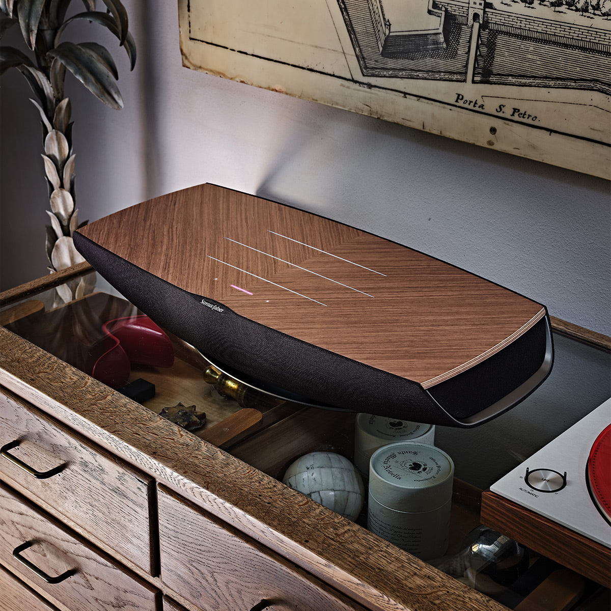 Sonus faber Omnia Wireless Speaker - Each (Walnut)