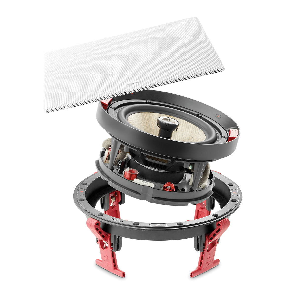 Focal 8" In Wall Speaker Bundle with Marantz NR-1510 Slim 5.2 Channel 4K AV Receiver