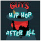 Illustrated album cover featuring a red-faced figure in a hat with feather and bold 3D text
