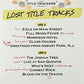 Lost Title Tracks - Vinyl LP
