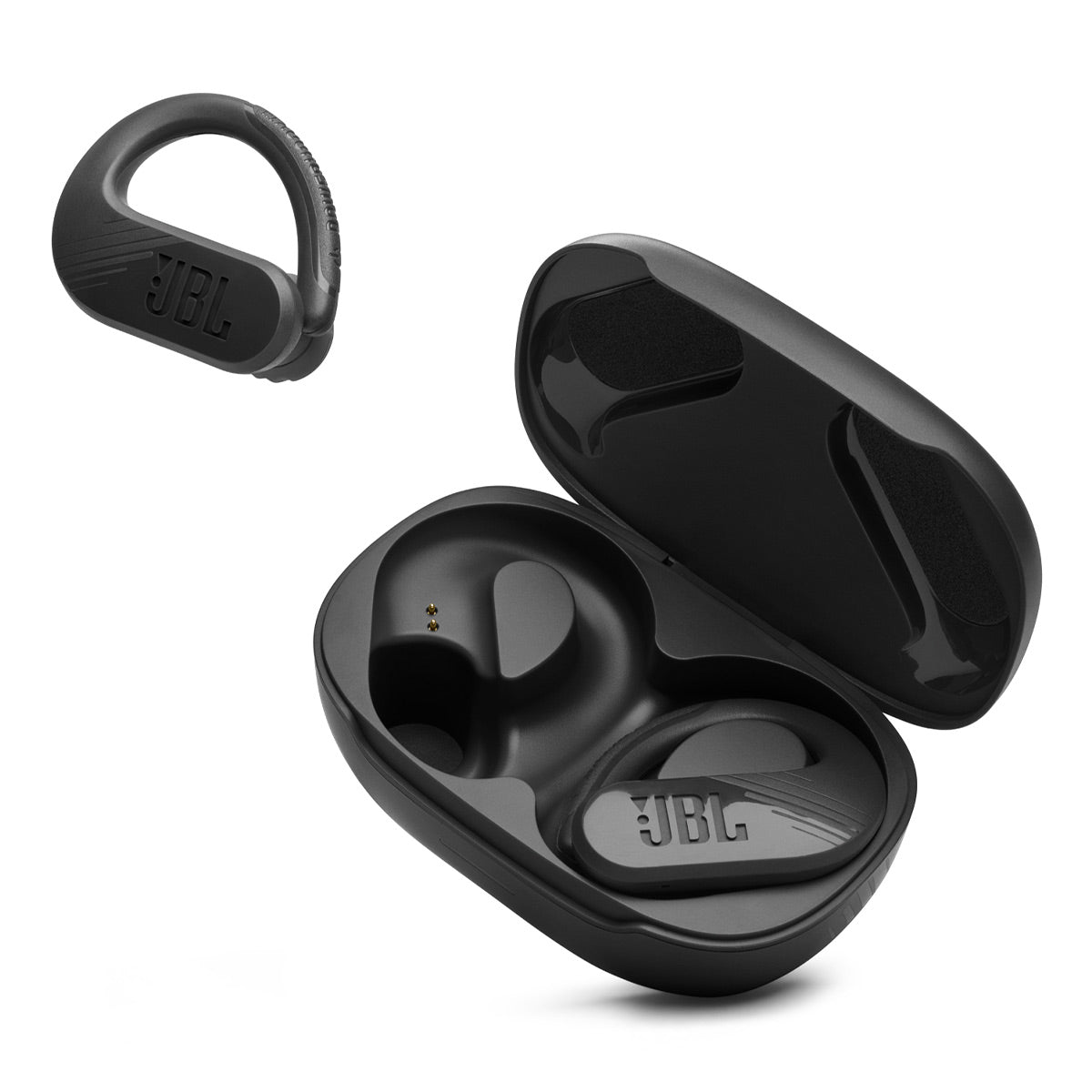 JBL Endurance Peak 3 Waterproof True Wireless In-Ear Sport Headphones with gSport Hardshell Case (Black)