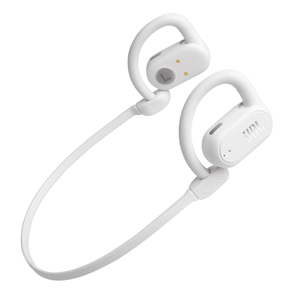 JBL Soundgear Sense Hybrid Open-Ear Headphones with Detachable Neckband (White)