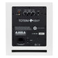 KIN By Totem Solo On-Wall Speaker Pair with Sub 8 Powered 8" Subwoofer (Satin White)