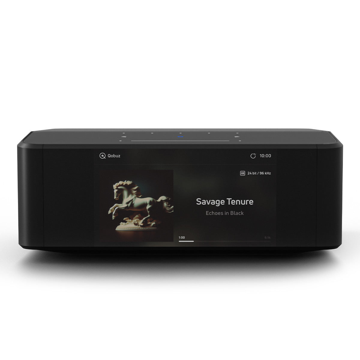 Bluesound Node Icon Wireless Music Streamer with RC1 Remote (Black)