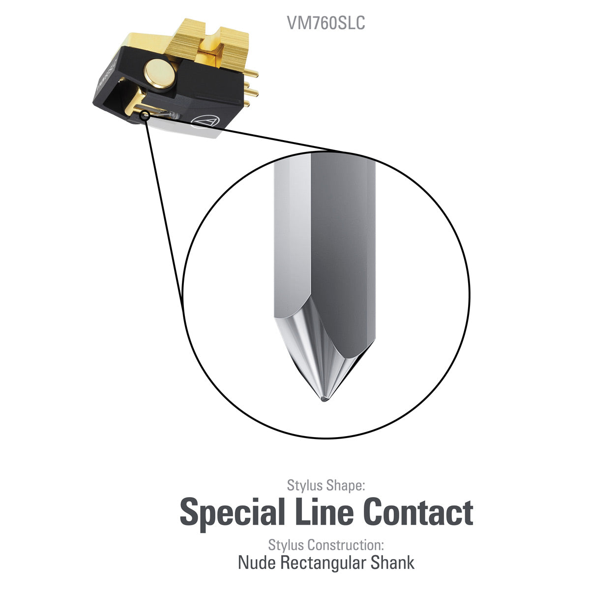 Audio-Technica VM760SLC Dual Moving Magnet Cartridge