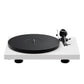 Pro-Ject Debut Evo 2 Turntable Bundle with Kanto TUK Premium Powered Bookshelf Speakers (Satin White/Matte White)