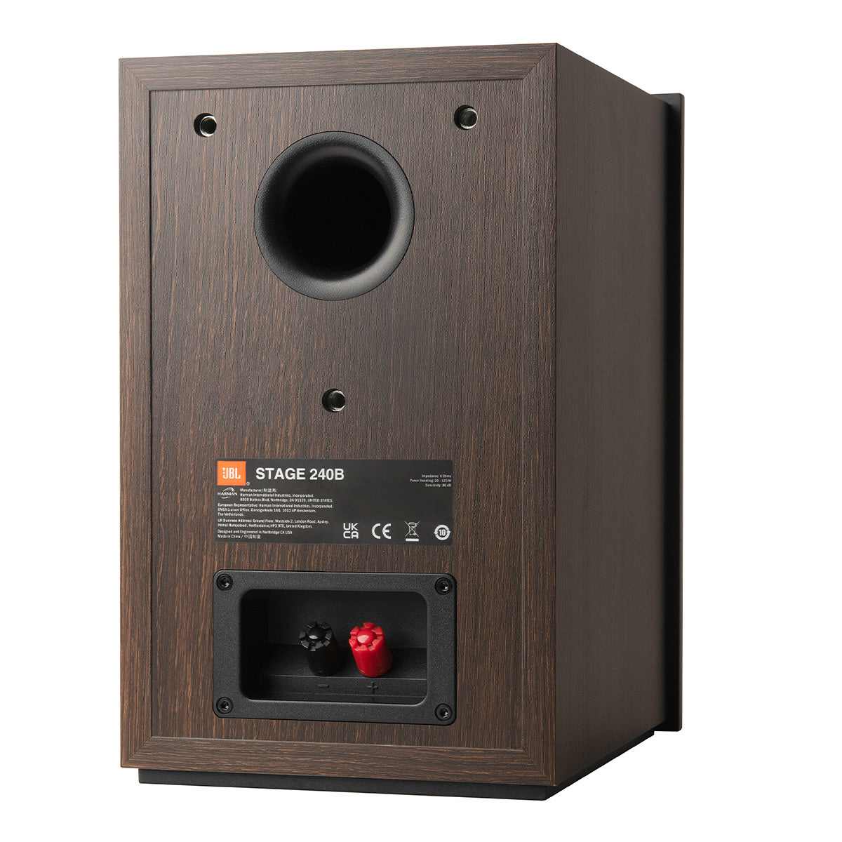 JBL Stage 2 240B 4.5 Inch Bookshelf Speakers - Pair (Espresso)