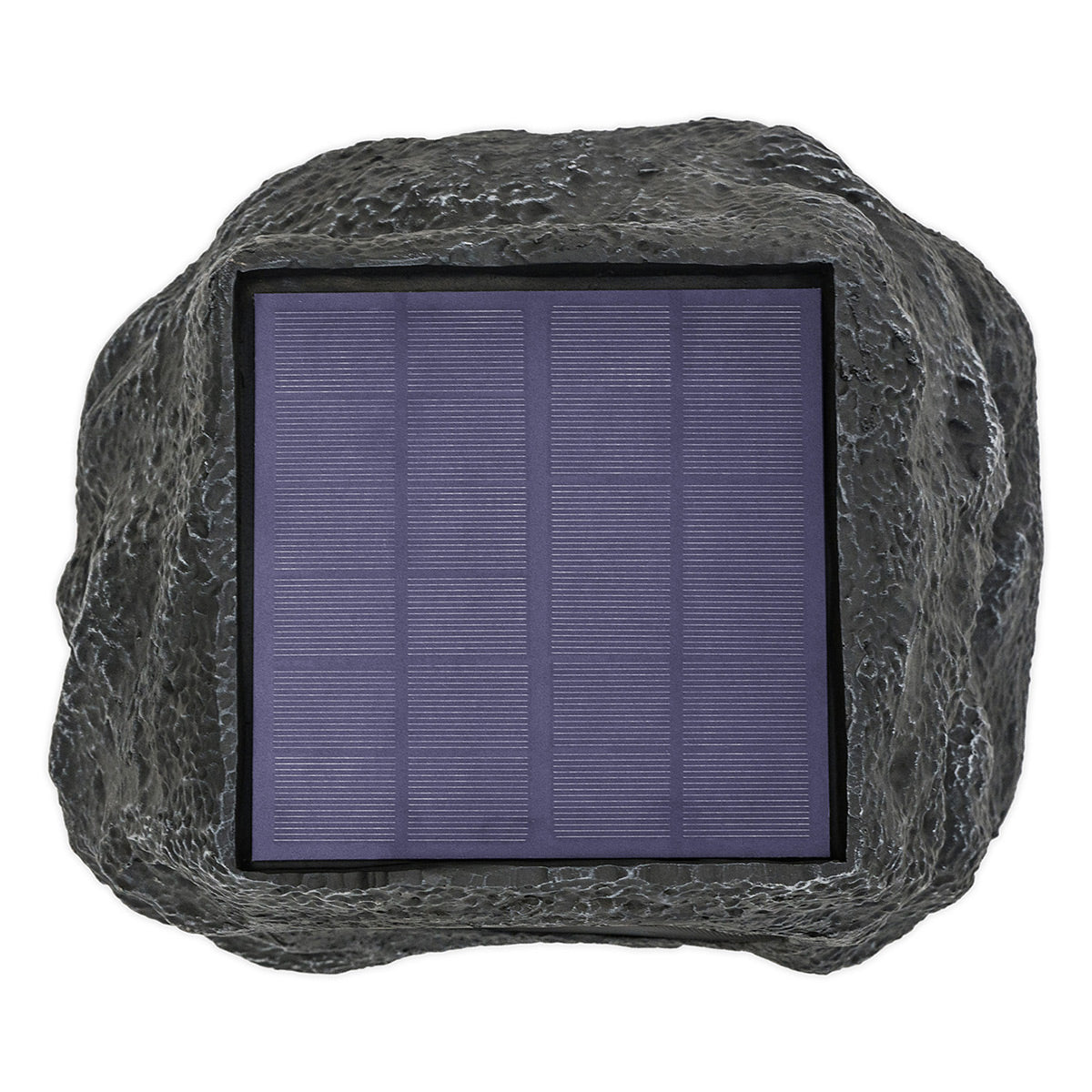 Victrola Rock Speaker Connect Bluetooth Outdoor Speaker with Solar Charging - 4 Pack (Granite)
