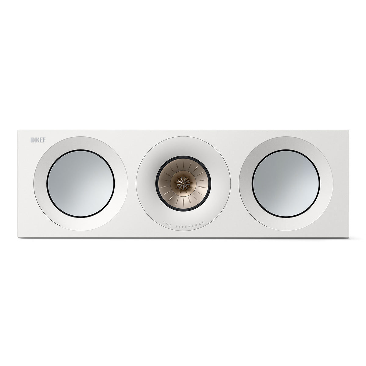 KEF Reference 2 Center Channel Speaker - Each (High-Gloss White/Champagne)