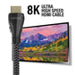 Yamaha RX-A8A AVENTAGE 11.2 Channel AV Receiver with Sanus Ultra High Speed 8K 6.56 ft. HDMI 2.1 Cable
