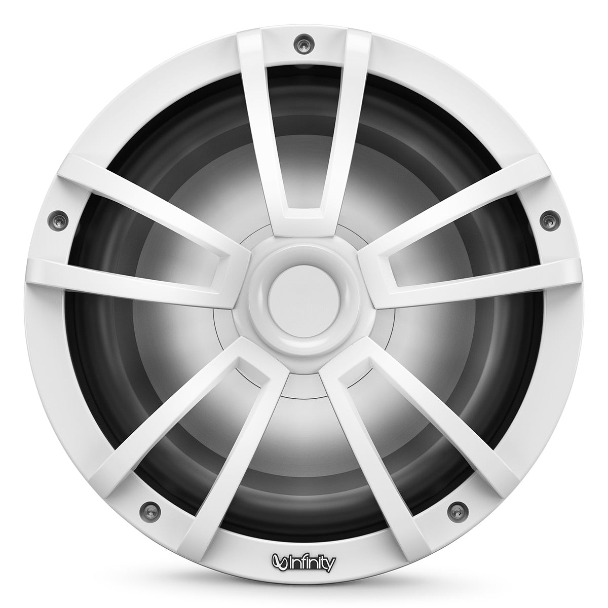 Infinity 1022MLW 10" Marine Subwoofer with RGB Lighting (White)