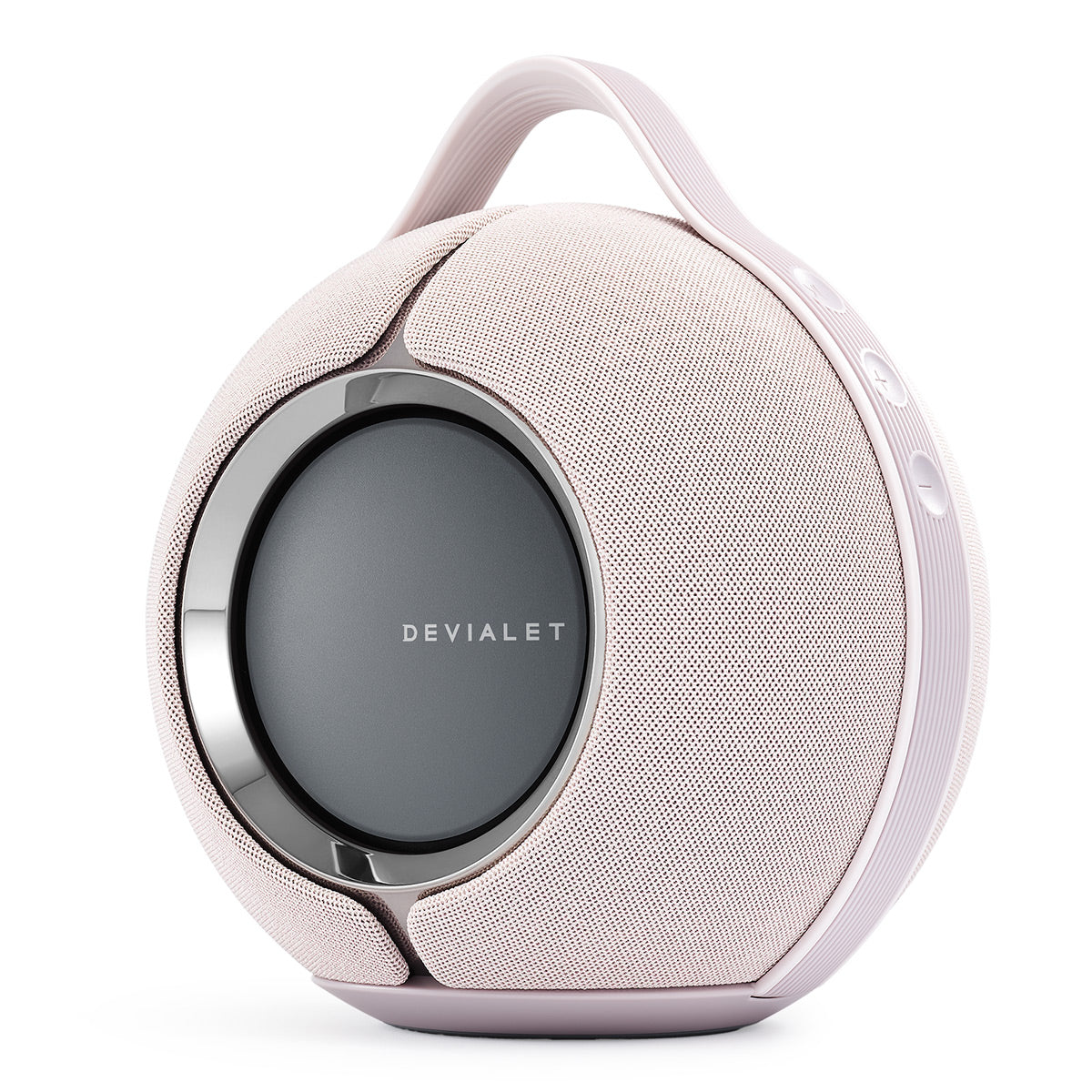 Devialet Mania Portable Bluetooth Smart Speaker (Sunset Rose) with Charging Station and Cocoon Felt Carrying Case