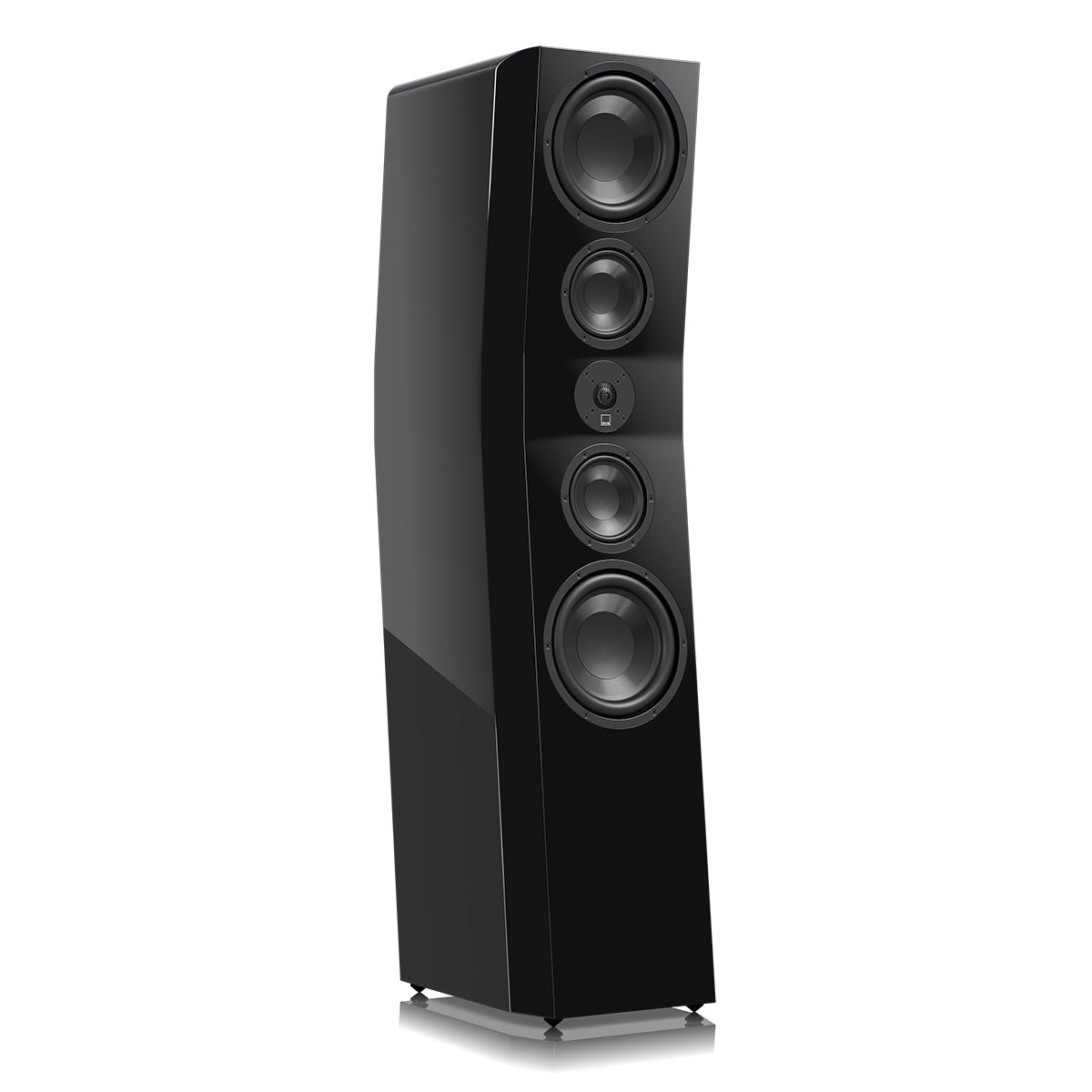 SVS Pair of Ultra Evolution Pinnacle Tower Speakers with 8 Inch Quand Woofers in Piano Gloss Black