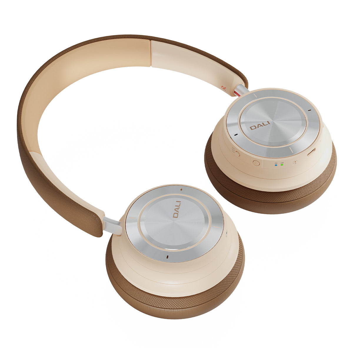 Dali IO-8 Wireless Headphones Bundle with Bluesound NODE ICON Music Streamer (Caramel White)
