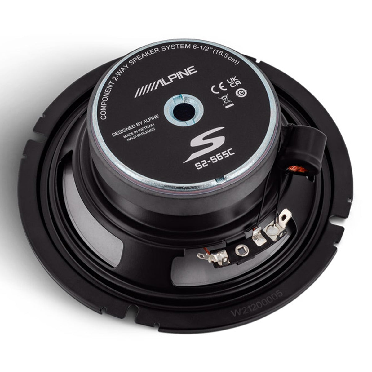 Alpine S2-S65C S2-Series 6.5" 2-Way Component Speaker Set
