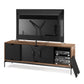 BDI Elements 8709 Weave Media Cabinet with Console Base (Natural Walnut)