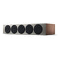 KEF Reference 4 Meta Center Channel Speaker (Satin Walnut/Silver)