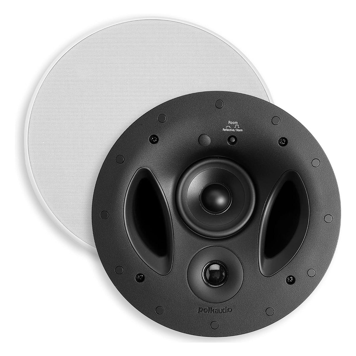 Polk Audio 90-RT Vanishing 9" In Ceiling 3 Way Speaker with 14 Gauge Speaker Wire - 50 Feet