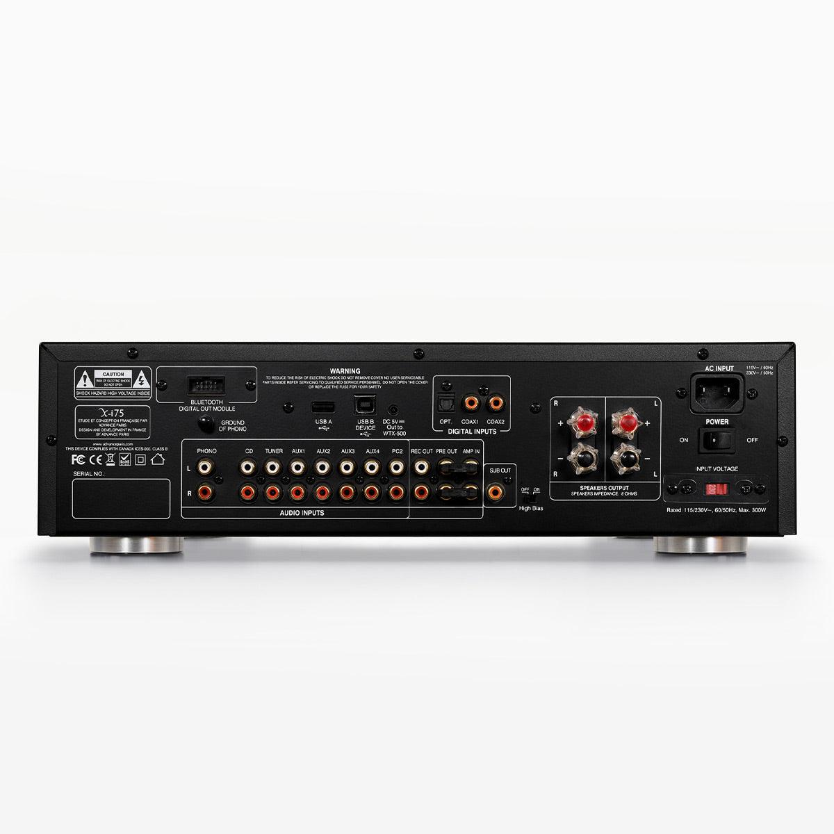 Advance Paris X-i75 Integrated Amplifier Bundle with X-FTB02 aptX HD Bluetooth Receiver