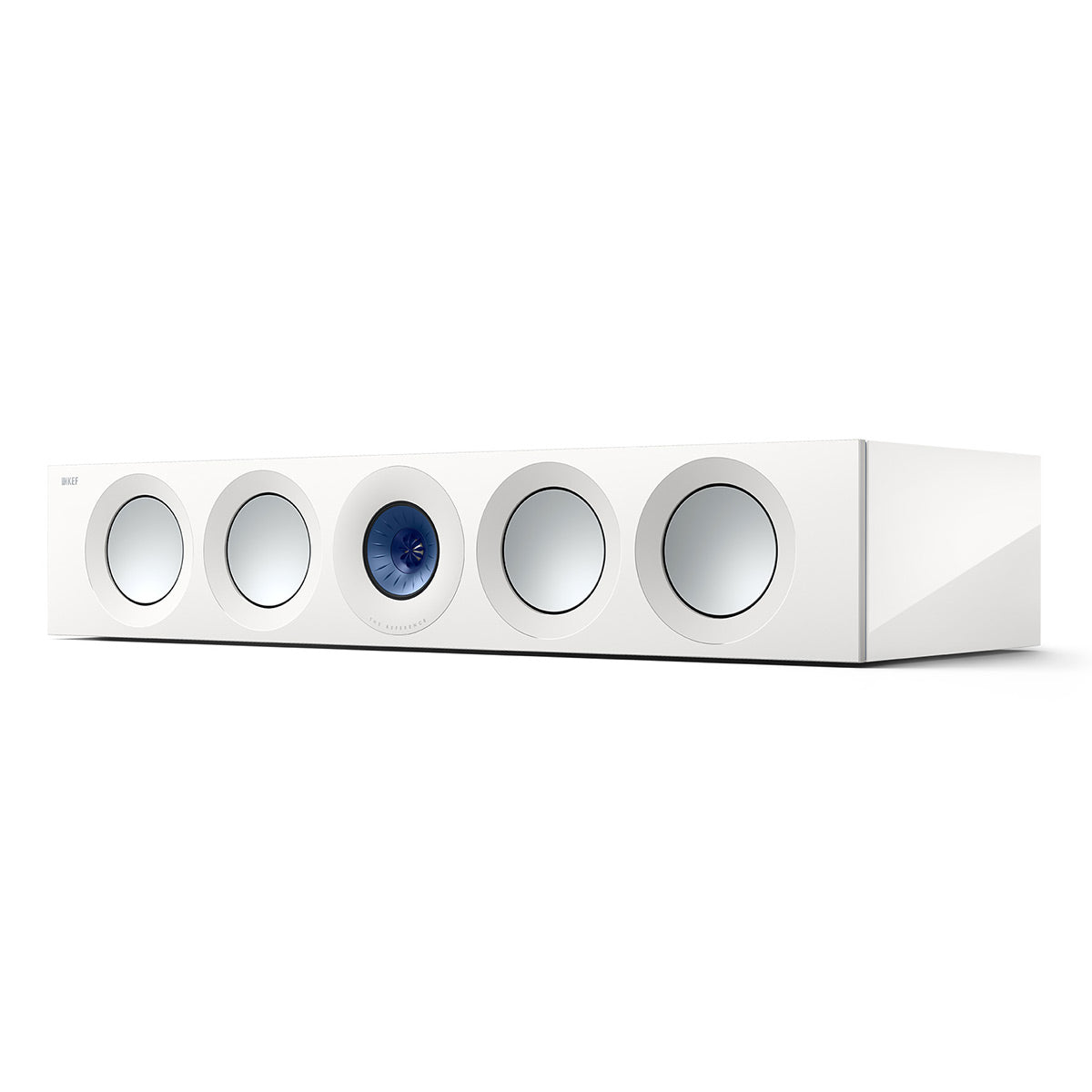 KEF Reference 4 Meta Center Channel Speaker (High-Gloss White/Blue)