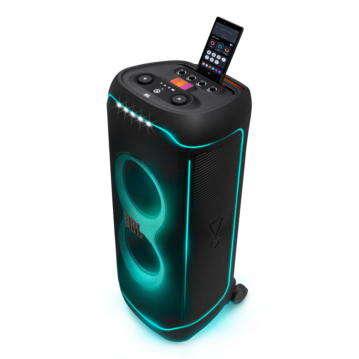 JBL PartyBox Ultimate Portable Speaker Bundle with EasySing Wireless Mics