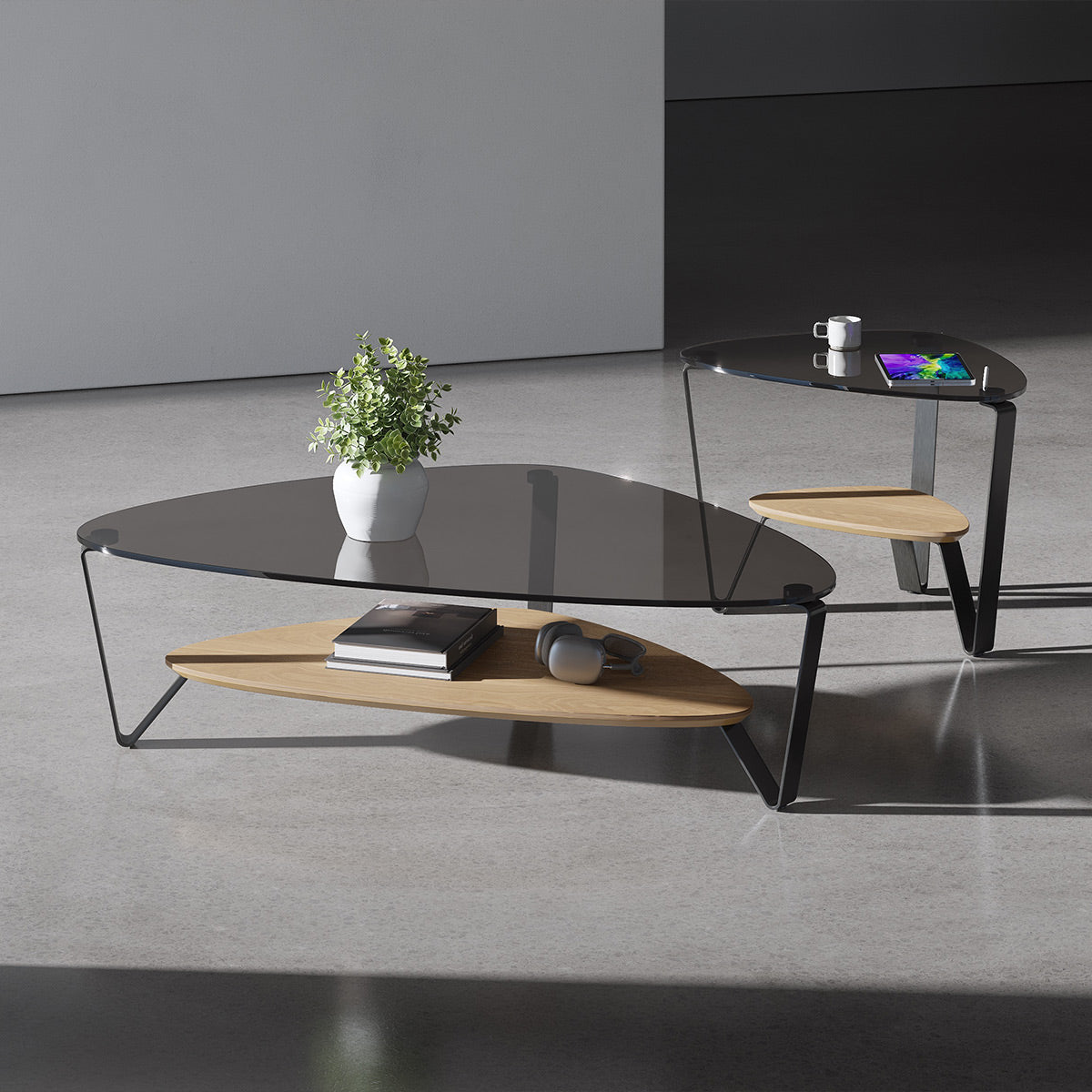 BDI Dino 1367 End Table (Washed Oak)