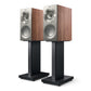 KEF Reference 1 Meta Bookshelf Speaker - Pair (Satin Walnut/Silver)