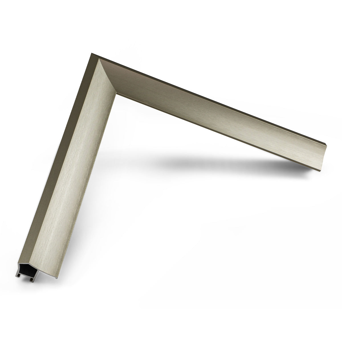 Deco TV Frames 43" Alloy Prismatic Frame for Samsung The Frame TV 2021-2024 (German Silver)