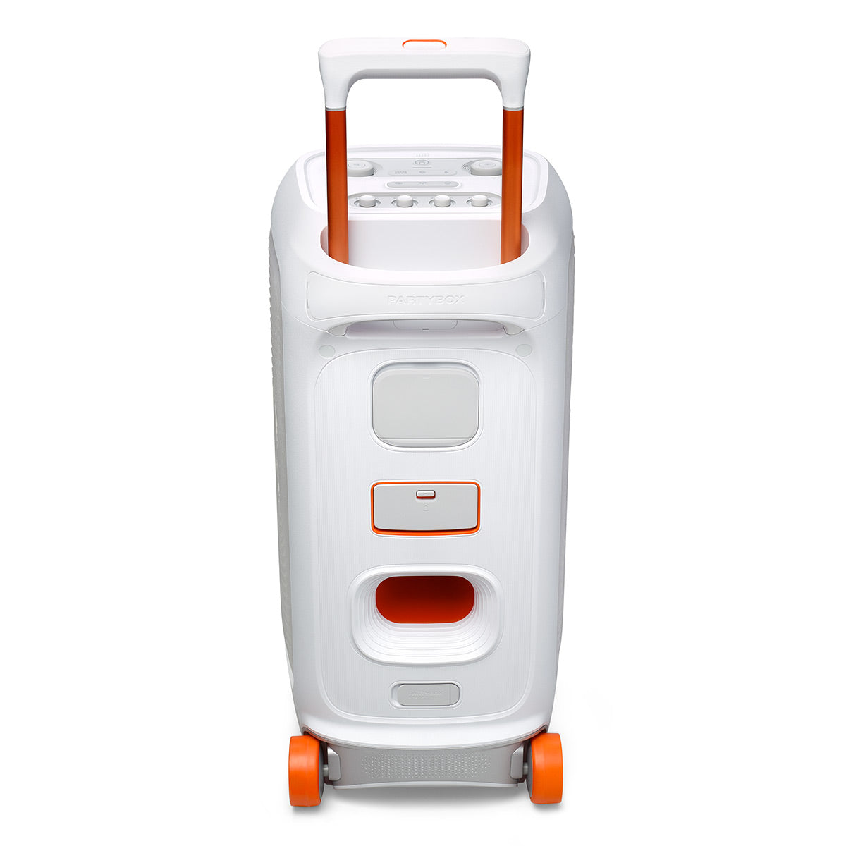 JBL PartyBox Stage 320 Portable Party Speaker with Wireless Two Microphone System (White)