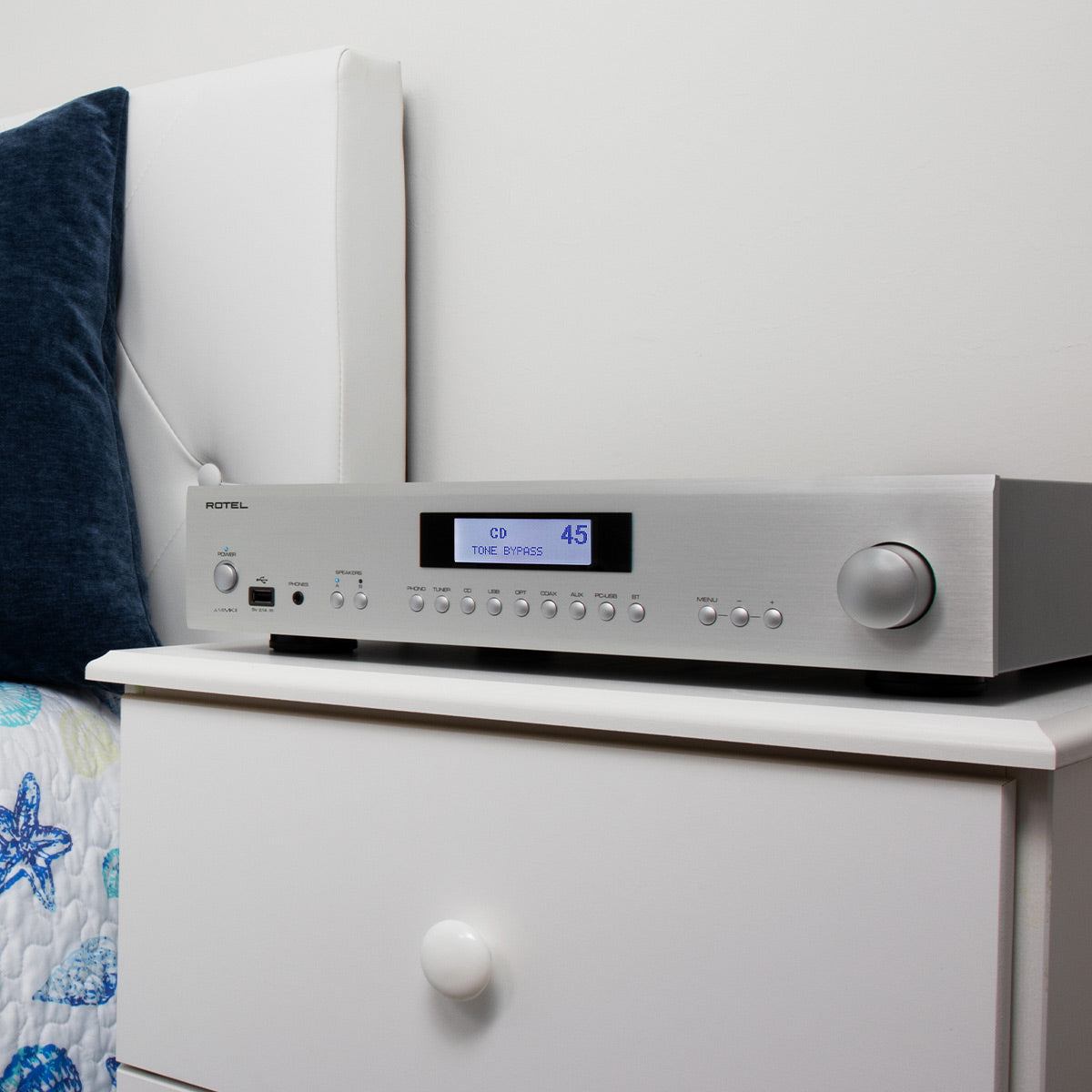Rotel A14MKII Integrated Amplifier (Silver)