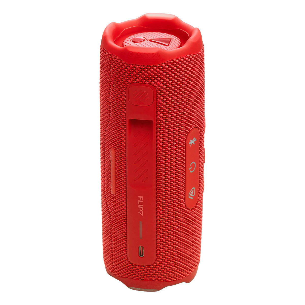 JBL Flip 7 Portable Bluetooth Speaker Bundle with Magnetic Mount (Red)