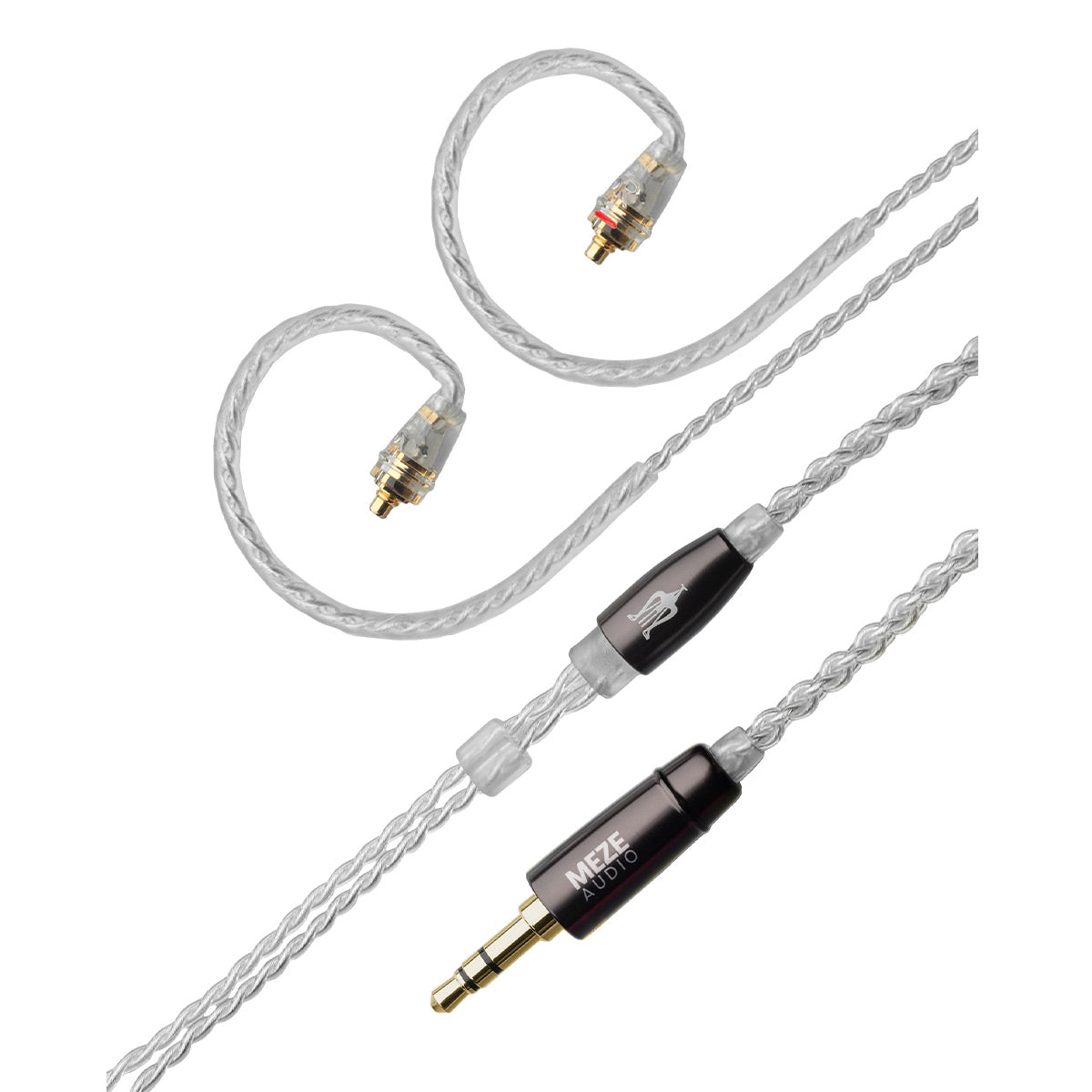 Meze Audio MMCX to 2.5mm Balanced Silver-Plated Headphone Cable - 3.9 ft.