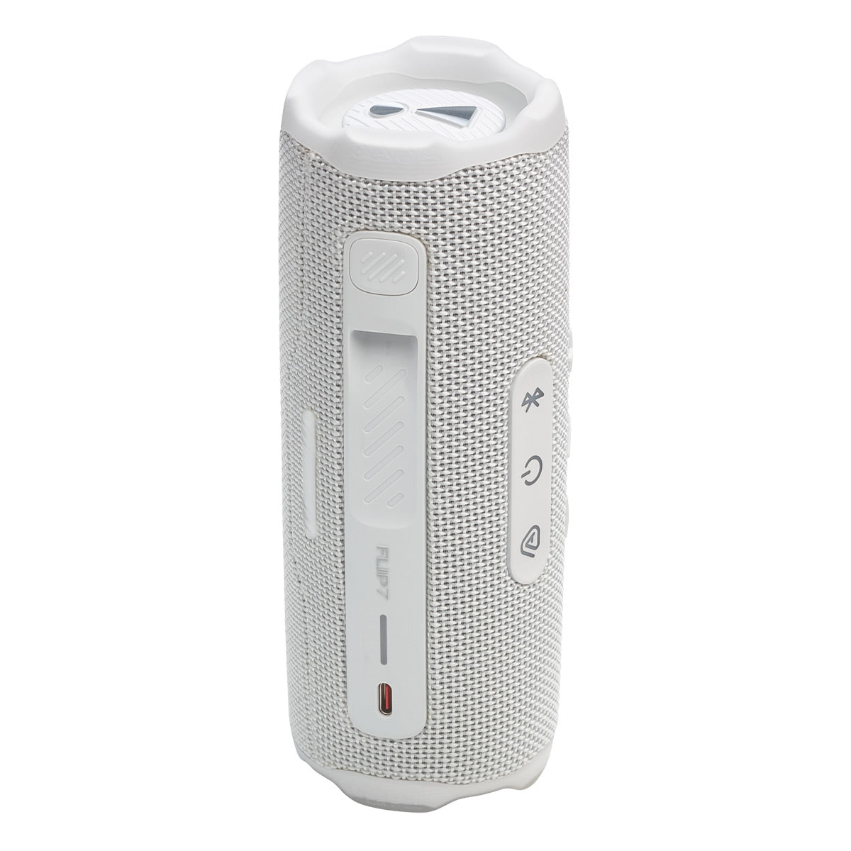 JBL Flip 7 Portable Bluetooth Speaker Bundle with Magnetic Mount (White)